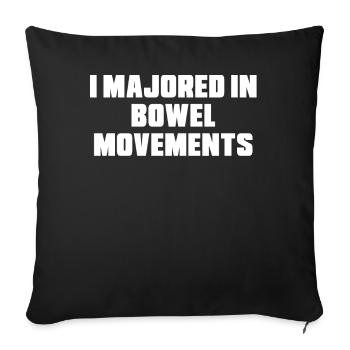 Gastroenterology, Gastroenterologist - Sofa pillowcase 17,3'' x 17,3'' (45 x 45 cm) - black - Front