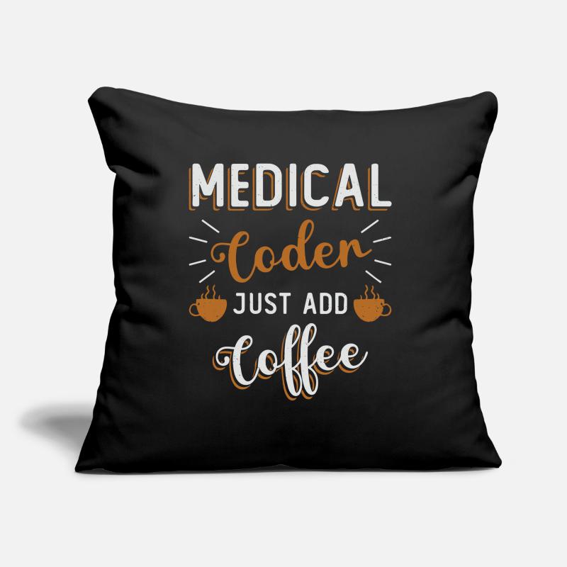 Codeur médical, programmeur Housse de coussin décorative 45 x 45 cm