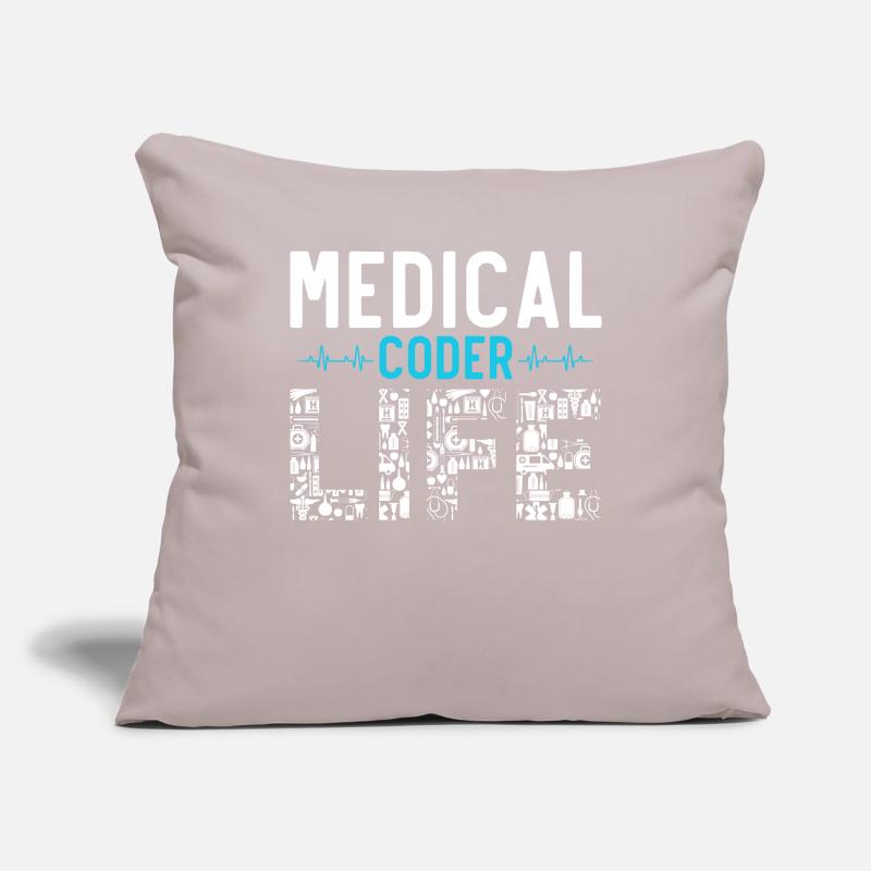Medical Encoder Medical Programmer Sofa pillowcase 17,3'' x 17,3'' (45 x 45 cm)