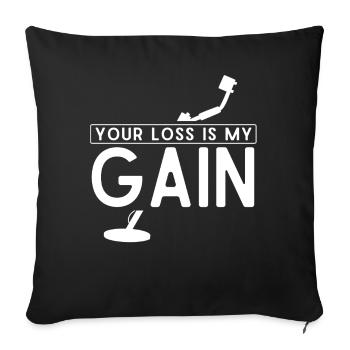 Medical Encoder Medical Programmer - Sofa pillowcase 17,3'' x 17,3'' (45 x 45 cm) - black - Front