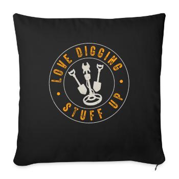 Medical Encoder Medical Programmer - Sofa pillowcase 17,3'' x 17,3'' (45 x 45 cm) - black - Front