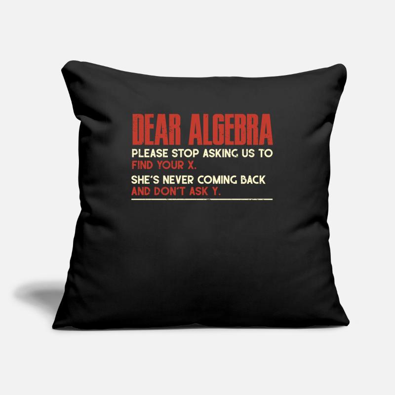 Algebra, Analysis, Science, Mathematics Sofa pillowcase 17,3'' x 17,3'' (45 x 45 cm)