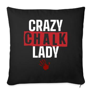 Costume de médecin légiste - Housse de coussin décorative 45 x 45 cm - noir - Devant
