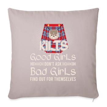 Scottish Kilt Saying Scottish Skirt Scotland - Sofa pillowcase 17,3'' x 17,3'' (45 x 45 cm) - light taupe - Front