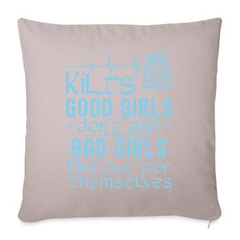 Scottish Kilt Saying Scottish Skirt Scotland - Sofa pillowcase 17,3'' x 17,3'' (45 x 45 cm) - light taupe - Front