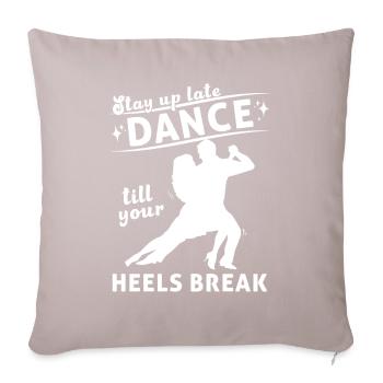 Dance Training Ballroom Couple Dance - Sofa pillowcase 17,3'' x 17,3'' (45 x 45 cm) - light taupe - Front
