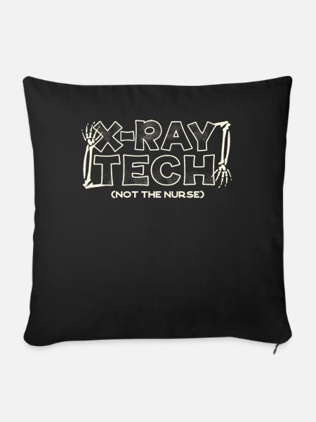 Xray Tech, Xray -Techniker - Sofakissenbezug 45 x 45 cm - Schwarz