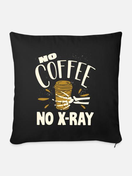 Xray Tech, Xray -Techniker - Sofakissenbezug 45 x 45 cm - Schwarz