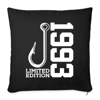 ÉDITION LIMITÉE DE PÊCHE DU PÊCHEUR 33 ANNIVERSAIRES DU PÊCHEUR EN ÉDITION LIMITÉE 1993 - Housse de coussin décorative 45 x 45 cm - noir - Devant