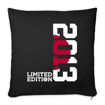 LIMITED EDITION 2013 JAPAN 13TH BIRTHDAY - Sofa pillowcase 17,3'' x 17,3'' (45 x 45 cm) - black - Front