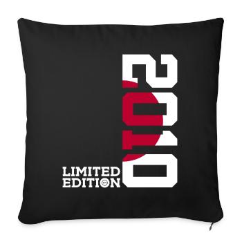 LIMITED EDITION 2010 JAPAN 16TH BIRTHDAY - Sofa pillowcase 17,3'' x 17,3'' (45 x 45 cm) - black - Front