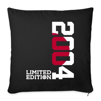 LIMITED EDITION 2004 JAPAN 22ND BIRTHDAY - Sofa pillowcase 17,3'' x 17,3'' (45 x 45 cm) - black - Front