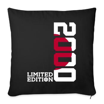 LIMITED EDITION 2000 JAPAN 26TH BIRTHDAY - Sofa pillowcase 17,3'' x 17,3'' (45 x 45 cm) - black - Front
