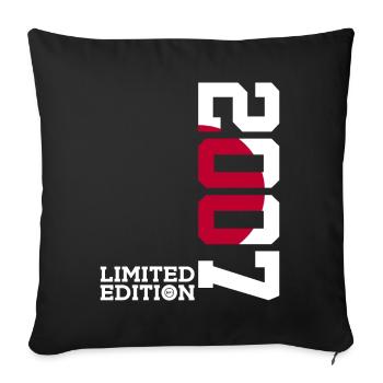LIMITED EDITION 2007 JAPAN 19TH BIRTHDAY - Sofa pillowcase 17,3'' x 17,3'' (45 x 45 cm) - black - Front