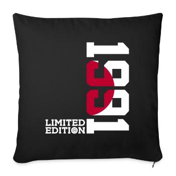 ÉDITION LIMITÉE 1991 JAPAN 35E ANNIVERSAIRE - Housse de coussin décorative 45 x 45 cm - noir - Devant