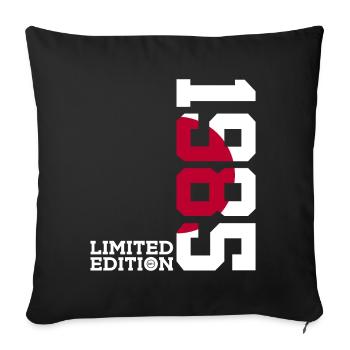 LIMITED EDITION 1985 JAPAN 41ST BIRTHDAY - Sofa pillowcase 17,3'' x 17,3'' (45 x 45 cm) - black - Front