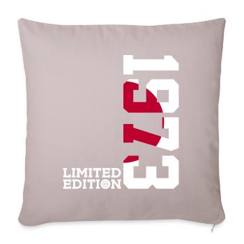LIMITED EDITION 1973 JAPAN 53RD BIRTHDAY - Sofa pillowcase 17,3'' x 17,3'' (45 x 45 cm) - light taupe - Front
