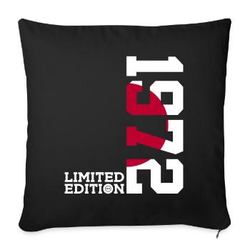 ÉDITION LIMITÉE 1972 JAPAN 54E ANNIVERSAIRE - Housse de coussin décorative 45 x 45 cm - noir - Devant