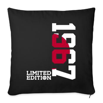 LIMITED EDITION 1967 JAPAN 59TH BIRTHDAY - Sofa pillowcase 17,3'' x 17,3'' (45 x 45 cm) - black - Front