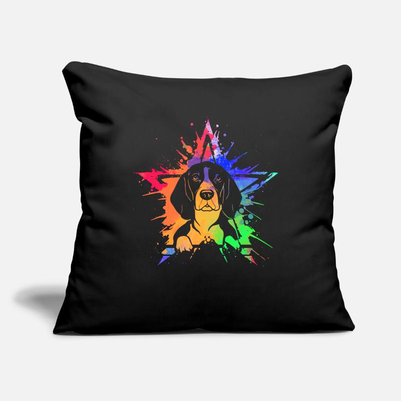 Beagle Housse de coussin décorative 45 x 45 cm