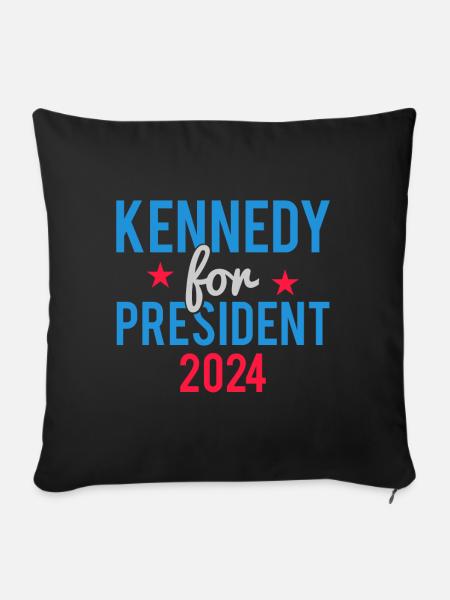 Robert Kennedy für Präsident 2024 - Sofakissenbezug 45 x 45 cm - Schwarz