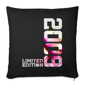 ÉDITION LIMITÉE 2009 17E ANNIVERSAIRE - Housse de coussin décorative 45 x 45 cm - noir - Devant