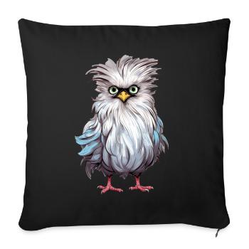 Farmer Farmer Silk Chicken Chickens Hen Gift - Sofa pillowcase 17,3'' x 17,3'' (45 x 45 cm) - black - Front