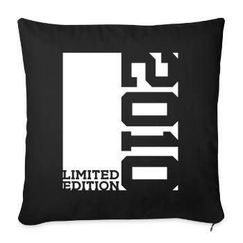 16E ANNIVERSAIRE ÉDITION LIMITÉE 2010 - Housse de coussin décorative 45 x 45 cm - noir - Devant