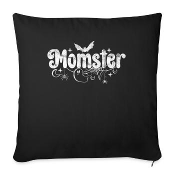 Momster Halloween Carnival Costume Mom Women - Sofa pillowcase 17,3'' x 17,3'' (45 x 45 cm) - black - Front