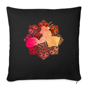 Ant retro - Sofa pillowcase 17,3'' x 17,3'' (45 x 45 cm) - black - Front