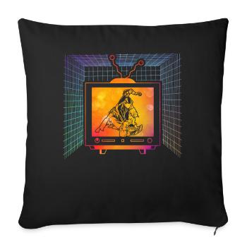 Brazilian Jiu-Jitsu - Sofa pillowcase 17,3'' x 17,3'' (45 x 45 cm) - black - Front