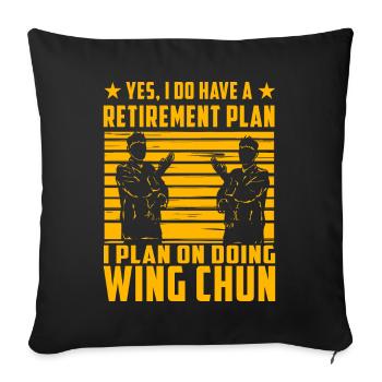 Yes, I do have a retirement Plan I plan on doing - Sofa pillowcase 17,3'' x 17,3'' (45 x 45 cm) - black - Front