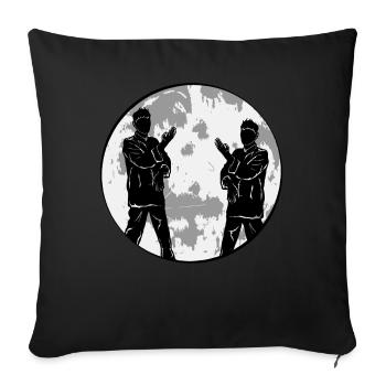 Wing Chun Kung Fu - Housse de coussin décorative 45 x 45 cm - noir - Devant