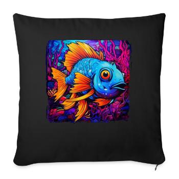 Skalar - Sofakissenbezug 45 x 45 cm - Schwarz - Vorne