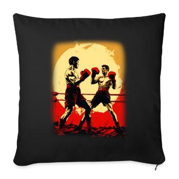 Boxen - Sofakissenbezug 45 x 45 cm - Schwarz - Vorne