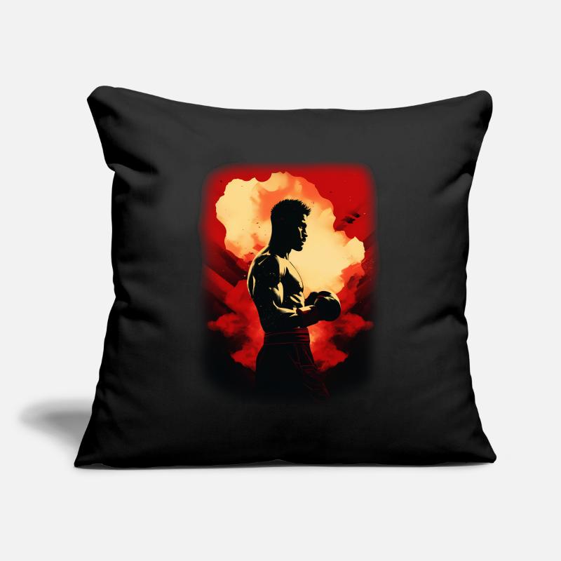 Boxe Housse de coussin décorative 45 x 45 cm