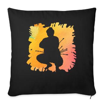 Sumo - Sofa pillowcase 17,3'' x 17,3'' (45 x 45 cm) - black - Front