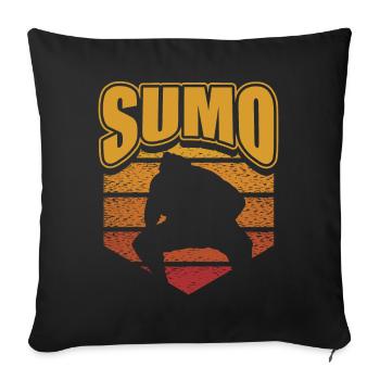 Sumo - Sofa pillowcase 17,3'' x 17,3'' (45 x 45 cm) - black - Front
