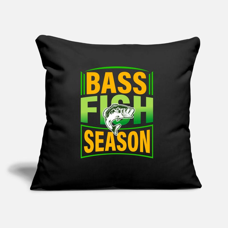 Barschfisch-Saison Sofakissenbezug 45 x 45 cm