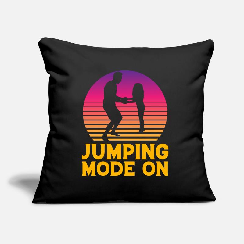 Mode Saut activé Housse de coussin décorative 45 x 45 cm