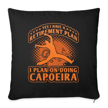 Yes, I have a retirement plan I plan on doing - Sofa pillowcase 17,3'' x 17,3'' (45 x 45 cm) - black - Front