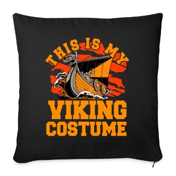 C’est mon costume de Viking - Housse de coussin décorative 45 x 45 cm - noir - Devant