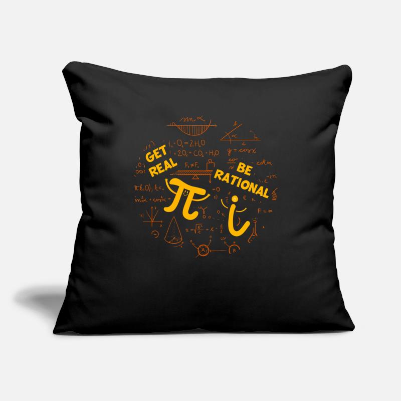 Math Humor – Pi vs. Imaginary Number Sofa pillowcase 17,3'' x 17,3'' (45 x 45 cm)