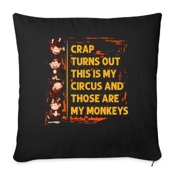 Crap turns out this is my Circus and those are - Sofa pillowcase 17,3'' x 17,3'' (45 x 45 cm) - black - Front