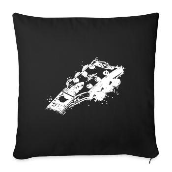 Guitar Guitar Music Art Guitarist - Sofa pillowcase 17,3'' x 17,3'' (45 x 45 cm) - black - Front
