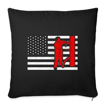 Wing Chun - Sofakissenbezug 45 x 45 cm - Schwarz - Vorne