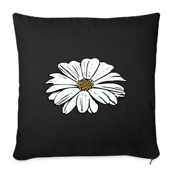 Cadeau pour la fête des mères : Idée de cadeau pour la fête des mères - Housse de coussin décorative 45 x 45 cm - noir - Devant
