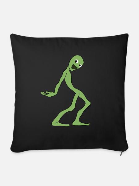 Alian Dance Cosita Video Frosch Tanz Geschenk - Sofakissenbezug 45 x 45 cm - Schwarz