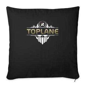 Toplane - Merch of Legends - Housse de coussin décorative 45 x 45 cm - noir - Devant