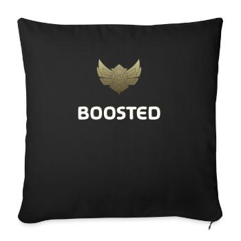 Icône boostée - Merch of Legends - Housse de coussin décorative 45 x 45 cm - noir - Devant